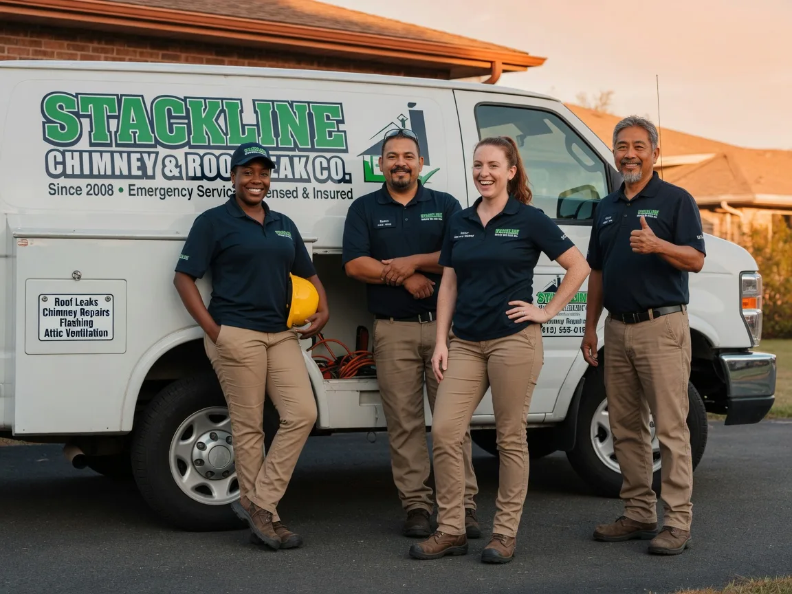 Chimney flashing repair company in Lansford, ND